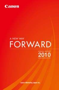A New Way  Forward Annual Report  2010