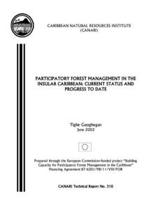 Microsoft Word - Participatory Forest Management in the Insular Caribbean -.