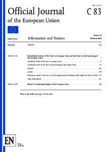 Official Journal of the European Union ISSN[removed]C 83