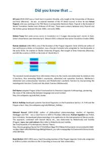 Academia / Prague Linguistic Circle / Semioticians / Czech people / Jiří Levý / Systemic functional linguistics / Jan Mukařovský / Roman Jakobson / Prague school / Science / Linguistics / Translation studies