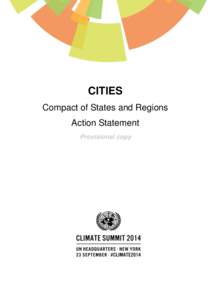 CITIES Compact of States and Regions Action Statement Provisional copy  Action Statement