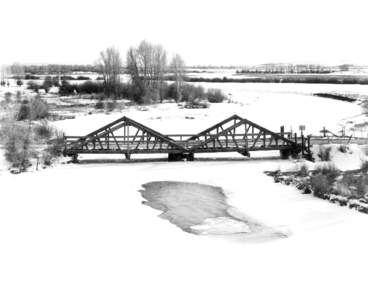 DDZ Bridge over New Fork River Sublette County Wyoming 22 March 1982 photo 14