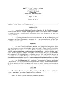 Monopolies / Georgia Lottery / Powerball / Lotteries in the United States / Colorado Lottery / Lottery / West Virginia Lottery / New York Lottery / State governments of the United States / Gambling / Games