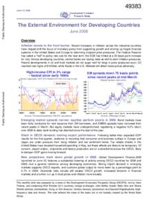 Petroleum politics / OPEC / Inflation / World food price crisis / Gross domestic product / Balance of trade / Chronology of world oil market events / Peak oil / Economics / International trade / National accounts