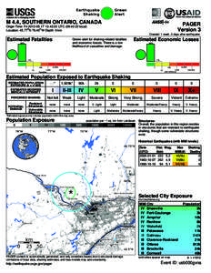 Arnprior / Eastern Canada / Mercalli intensity scale / Renfrew—Nipissing—Pembroke / Petawawa / Shawville /  Quebec / Earthquake / Provinces and territories of Canada / Ontario / Pembroke /  Ontario