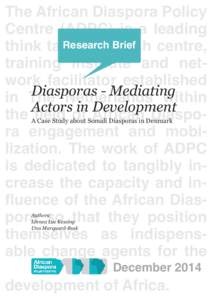 The African Diaspora Policy Centre (ADPC) is a leading Research Brief think tank, research