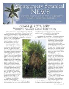 GUAM & ROTA[removed]WORKING AGAINST CYCAD EXTINCTION C