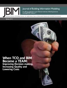 JBIM  Journal of Building Information Modeling An official publication of the National Institute of Building Sciences buildingSMART allianceTM