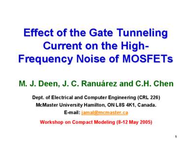 Microsoft PowerPoint - WCM05_GTCNoiseJamalDeen