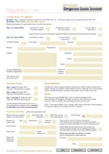 30th Annual  Registration Form 2 easy ways to register:  By Post – Please complete this form and post to: Emily Gibbard, VCA, No 1 The Eastgate Office Centre, Eastgate Road, Bristol BS5 6XX