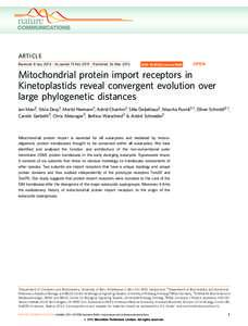 ARTICLE Received 8 Sep 2014 | Accepted 13 Feb 2015 | Published 26 Mar 2015 DOI: ncomms7646  OPEN