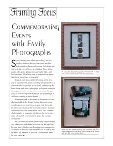 Framing Focus Commemorating Events with Family Photographs