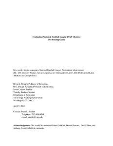 Sports / American football in the United States / Tarvaris Jackson / Ralph Cindrich / National Football League Draft / Draft / National Football League