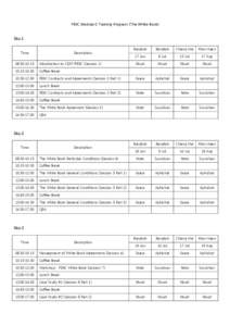 FIDIC Module 0 Training Program (The White Book) Day 1 Time.00