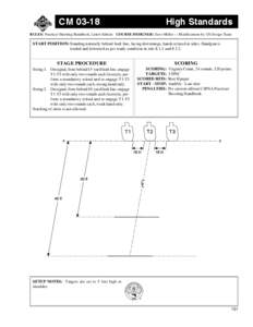 CM[removed]High Standards RULES: Practical Shooting Handbook, Latest Edition COURSE DESIGNER: Dave Miller — Modifications by US Design Team