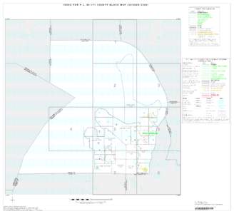 INDEX FOR P.L[removed]COUNTY BLOCK MAP (CENSUS[removed]INDEX MAP LEGEND SYMBOL NAME STYLE