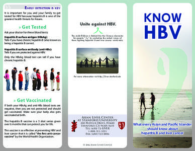 Hepatitis / Hepatitis B / Viruses / Jade Ribbon Campaign / Asian Liver Center / HBsAg / LIVERight / Hepatocellular carcinoma / Cirrhosis / Medicine / Health / Hepatology