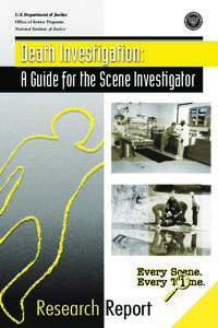 Death Investigation: A Guide for the Scene Investigator