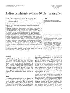 Acta Psychiatr Scand 2001: 104 (Suppl. 410): 41±46 Printed in UK. All rights reserved