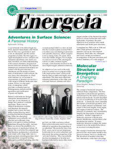 Energeia Home  Vol. 9, No. 1, 1998