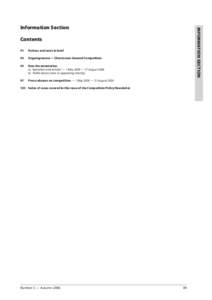 INFORMATION SECTION  Information Section Contents 91