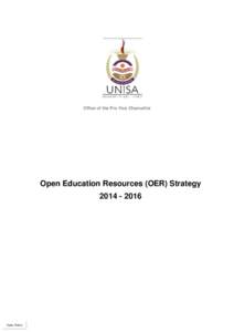 Office of the Pro Vice Chancellor  Open Education Resources (OER) Strategy[removed]Open Rubric