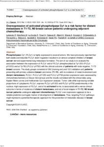 Overexpression of activated phospholipase Cγ1 i... [Int J Cancerdi 1 http://www.ncbi.nlm.nih.gov/pubmed?term=Overexpression of activate...
