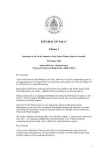 Nuclear proliferation / Nuclear warfare / International security / Nuclear Non-Proliferation Treaty / Nuclear disarmament / Disarmament / Cluster munition / Weapon of mass destruction / Chemical warfare / International relations / Nuclear weapons / Arms control