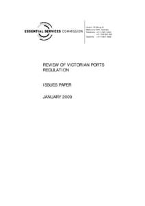 Microsoft Word - Ports Issues Paper.doc