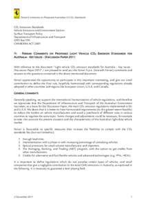 Microsoft Word - Ferrari Comments on Australian LDV CO2 Stds. Proposal.doc