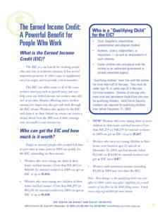 Government / Earned income tax credit / IRS tax forms / Income tax in the United States / Tax refund / Tax return / Income tax in Australia / Federal Insurance Contributions Act tax / Social Security / Taxation in the United States / Public economics / Political economy