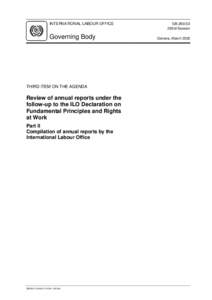 International Labour Organization / United Nations Development Group / Freedom of Association and Protection of the Right to Organise Convention / Abolition of Forced Labour Convention / Worst Forms of Child Labour Convention / Unfree labour / United States Constitution / Discrimination (Employment and Occupation) Convention / Special Action Programme to Combat Forced Labour / International relations / United Nations / Law