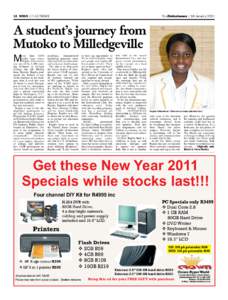 TheZimbabwean | 16 January[removed]NEWS ON SUNDAY A student’s journey from Mutoko to Milledgeville