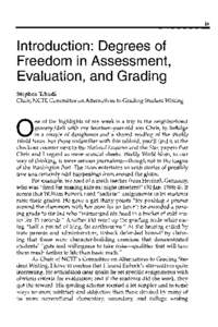 Academic transfer / Education reform / Educational psychology / Grade / Contract Grading / Rubric / Report card / Summative assessment / Peer assessment / Education / Evaluation / Evaluation methods