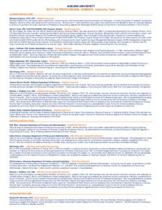 Taxation / Business / Income tax in the United States / Treasury Inspector General for Tax Administration / Enrolled agent / Master of Accountancy / Mark W. Everson / Certified Public Accountant / Economy of the United States / Internal Revenue Service / Taxation in the United States / Accountancy