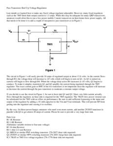 Electromagnetism / Electronic engineering / Electrical engineering / Analog circuits / Electrical components / 78xx / 2N3055 / Voltage regulator / Transistor / Resistor / Linear regulator / Operational amplifier