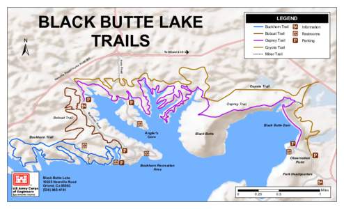 ±  BLACK BUTTE LAKE TRAILS To Orland & I-5
