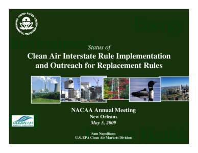 Energy Environment Status of  Clean Air Interstate Rule Implementation