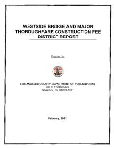 -  ■ WESTSIDE BRIDGE AND MAJOR THOROUGHFARE CONSTRUCTION FEE