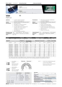 Technisches Datenblatt  DB-Nr	YS Technical Data Sheet	  1/3