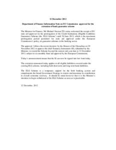 Microsoft Word - Information note EU approval  December 2012 Draft _3_.doc