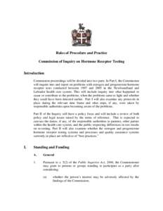 Microsoft Word - Commission of Inquiry Rules of Procedure and Practice.doc