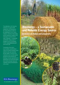 IEA Bioenergy sustainable & reliable energy.indd