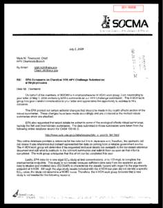Robust Summaries & Test Plan: 4-Vinylcyclohexene; Transmittal Letter