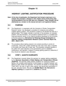 Topic No[removed]Manual on Uniform Traffic Studies January[removed]Chapter 15