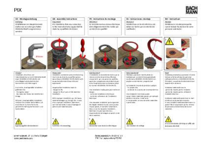 DE - Montageanleitung  GB - Assembly Instructions FR - Instructions de montage