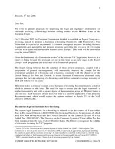 EUROPA-ENTERPRISE-einvoicing cover letter