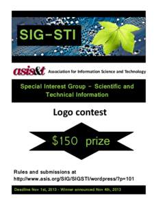 SIG-STI Association for Information Science and Technology Special Interest Group - Scientific and Technical Information