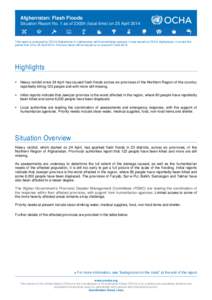 Microsoft Word - OCHA Situation Report_Floods in Northern Region_25April2014.docx