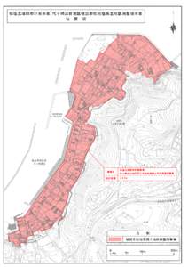 仙塩広域都市計画事業 代ヶ崎浜Ｂ地区被災市街地復興土地区画整理事業 位 置 図 テトラポット テトラポット